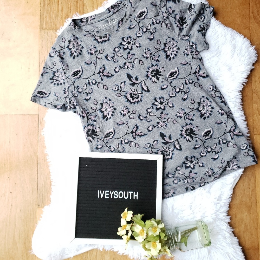 Aeropostale Floral Tee NWOT